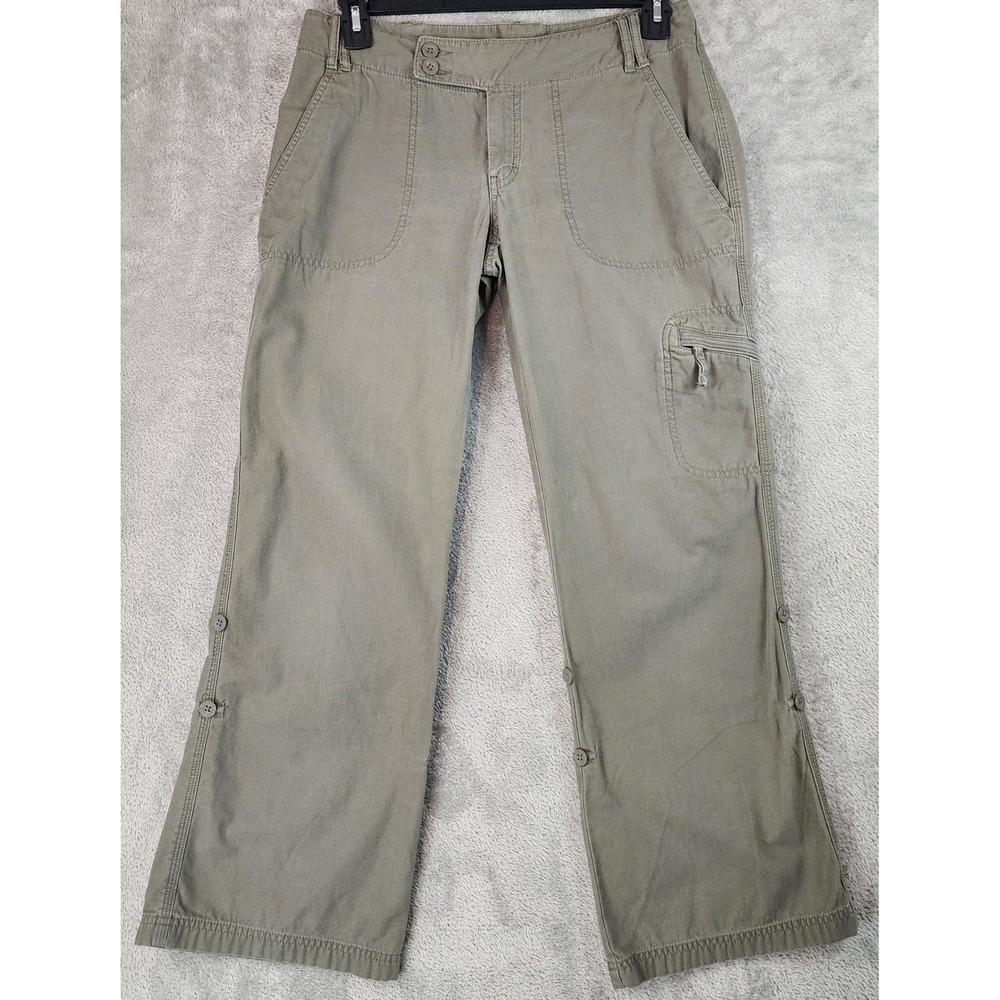 The North Face Pants Womens‎ Size 8 Regular Olive Green Cargo Utility Hiking